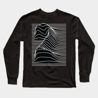 number 2 wavy lines Long Sleeve T-Shirt